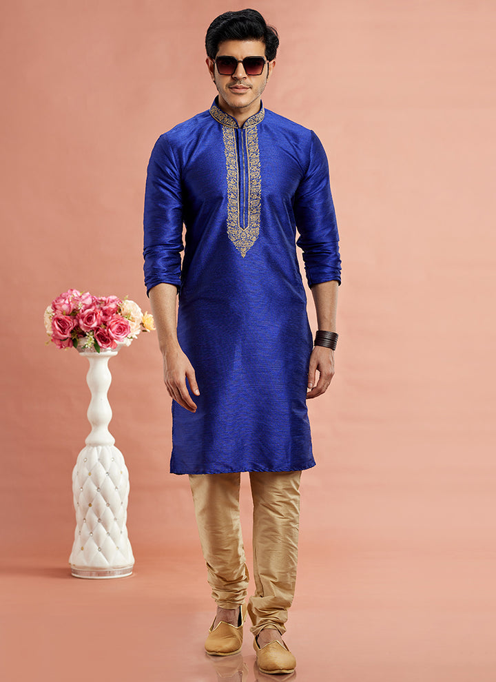 Stylish banarasi art silk Premium Kurta Pajama | Crafted for Cultural & Festive