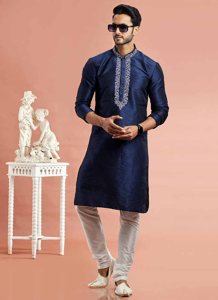 Stylish banarasi art silk Premium Kurta Pajama | Crafted for Cultural & Festive