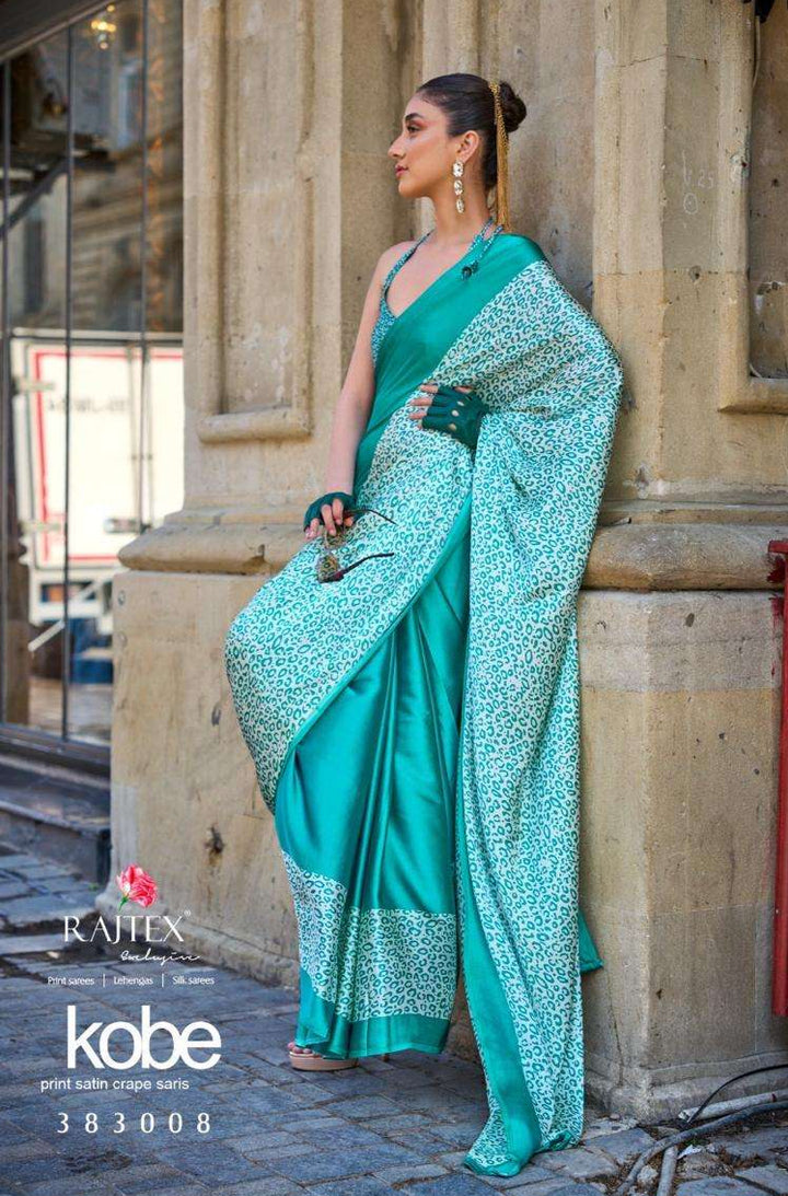 Chic Animal Print Sari | Bold & Stylish Indian Saree for Women