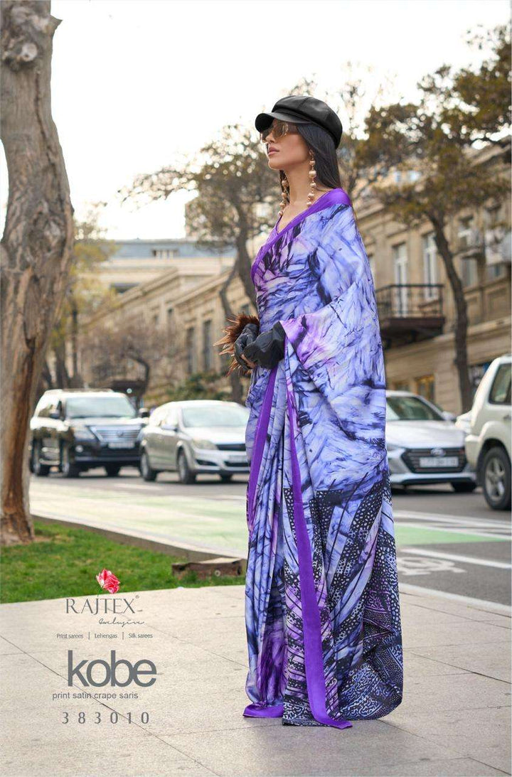 Vibrant Floral & Abstract Saree | Modern Indian Saree for Women