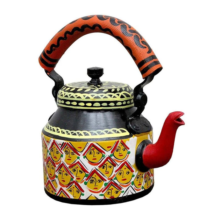 Designer Handpainted Kettle 1L | Unique Tea & Coffee Serveware