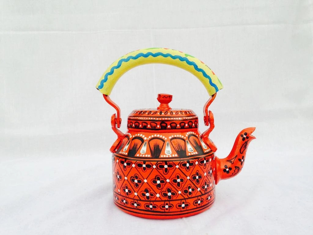 Designer Painted Kettle 1L | Elegant Serveware for Parties
