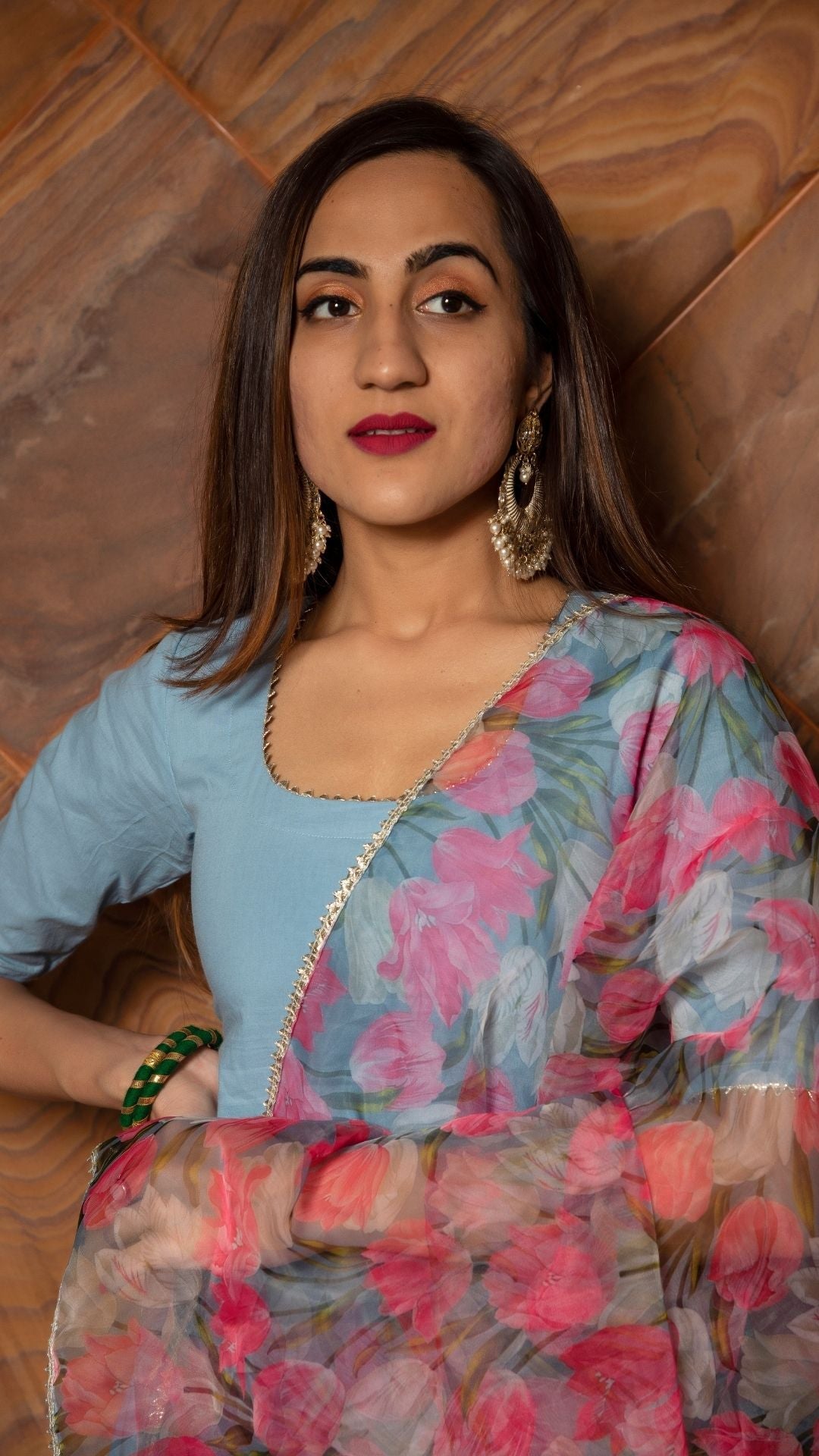 FIZA PURE COTTON SUIT SET - Pomcha Jaipur