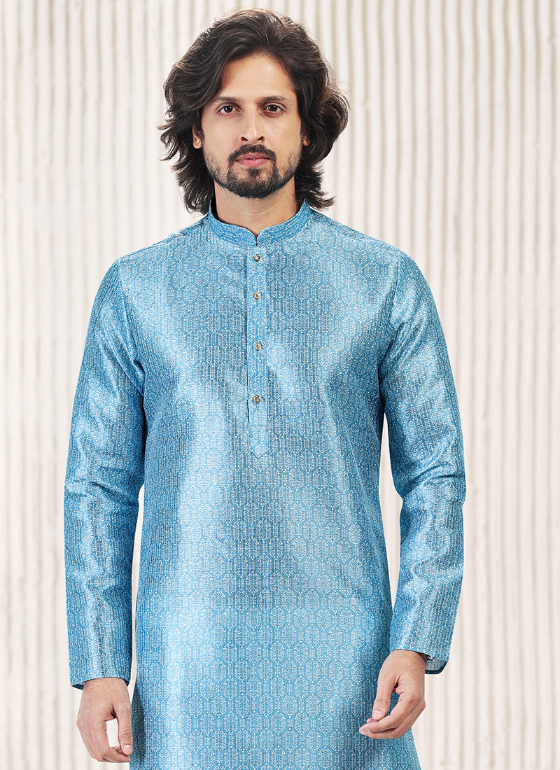 Charismatic Fashion banarasi silk Premium Kurta Pajama | Luxury Attire for Weddings & Special Moments