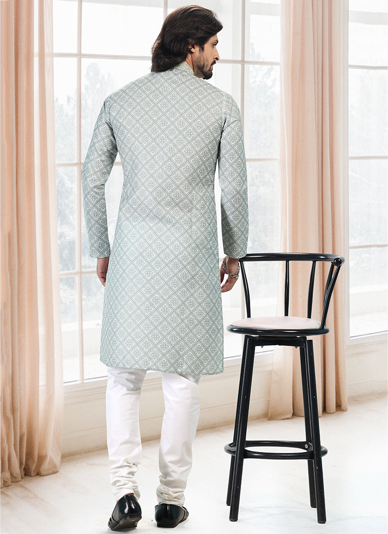 Charismatic Fashion cotton Premium Kurta Pajama | Enriched with Fine Embroidery & Graceful Aesthetic