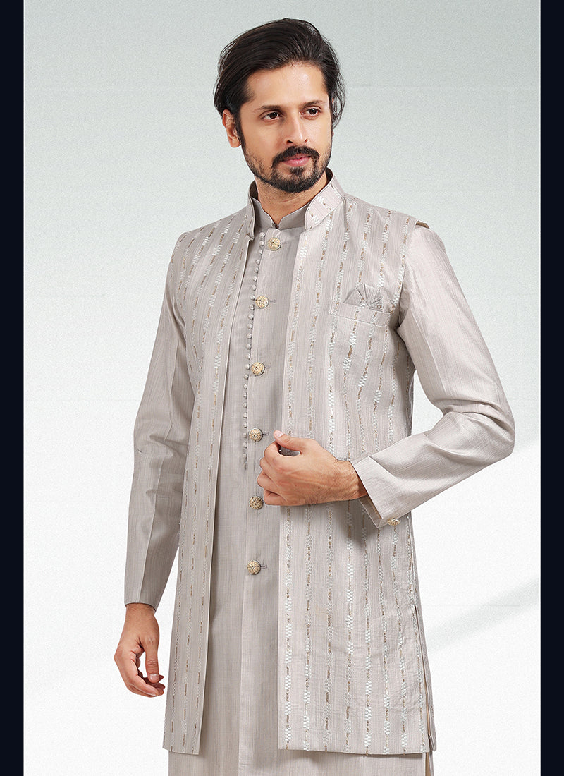 Cultural Fusion banarasi silk Premium Kurta Pajama | Intricately Crafted for Cultural & Festive Excellence