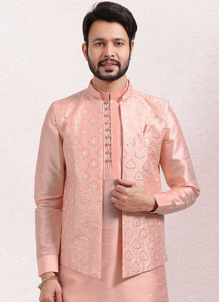 Luxurious Handcrafted art silk Premium Kurta Pajama | Designed to Elevate Your Style for Cultural Events