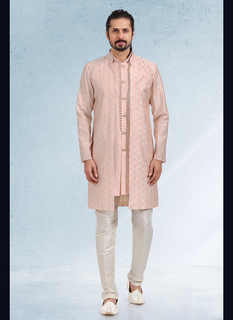 Cultural Fusion banarasi silk Premium Kurta Pajama | Intricately Crafted for Cultural & Festive Excellence