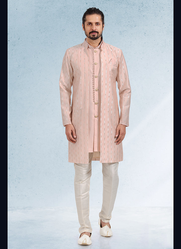 Cultural Fusion banarasi silk Premium Kurta Pajama | Intricately Crafted for Cultural & Festive Excellence