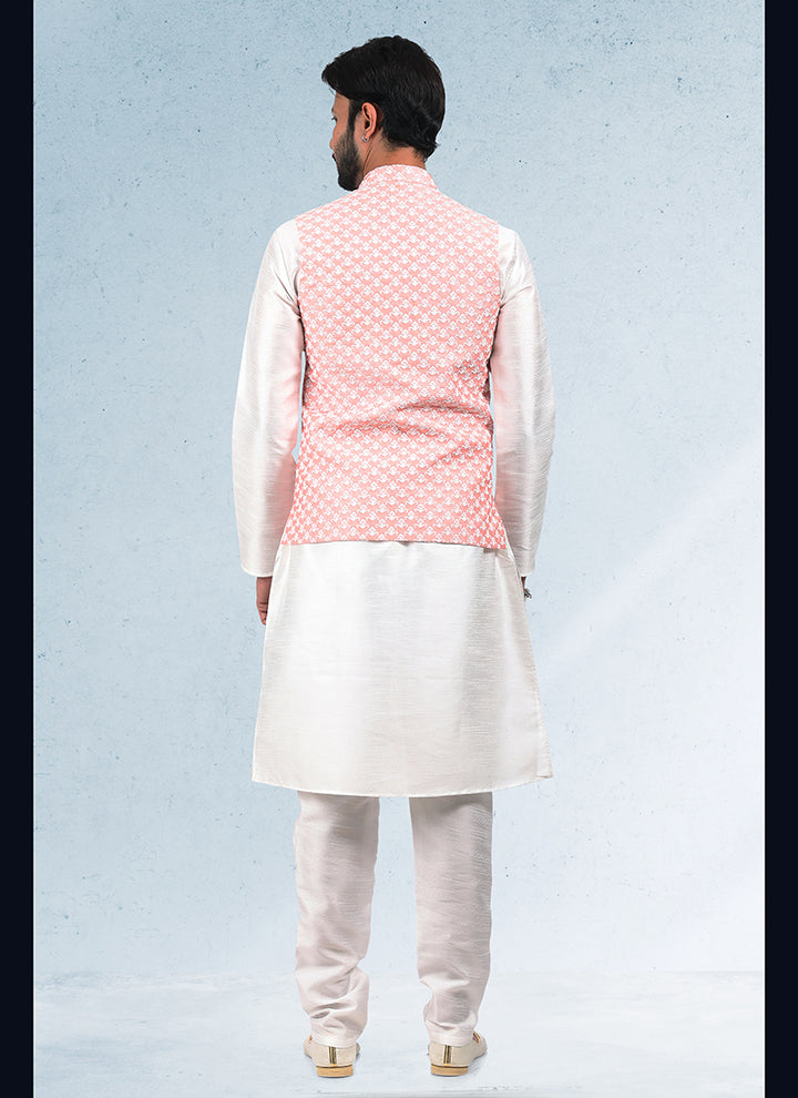 Elite Regal banarasi silk Premium Kurta Pajama | Finely Detailed to Enhance Your Look for Formal Events