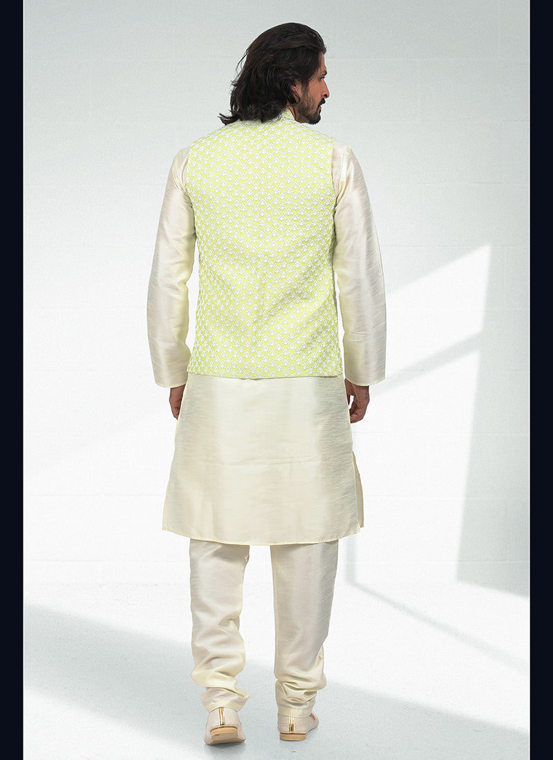 Elite Regal banarasi silk Premium Kurta Pajama | Finely Detailed to Enhance Your Look for Formal Events