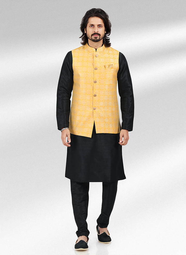 Luxurious Handcrafted banarasi silk Premium Kurta Pajama | Designed to Elevate Your Style for Cultural Events