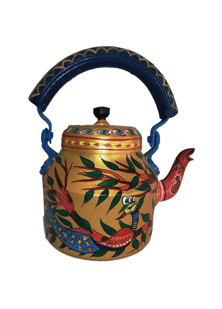 Handpainted Kettle 1L | Artistic Serveware for Tea & Coffee