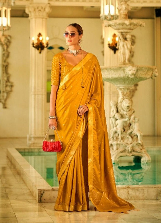 Pure Satin Indian Saree | Party Wear Saadi for Special Events