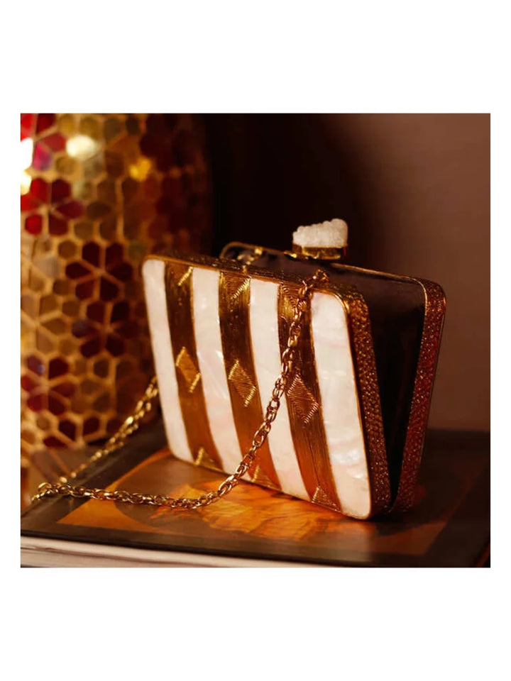 Riwayat Mother of Pearl Clutch | Sophisticated Handcrafted Elegance