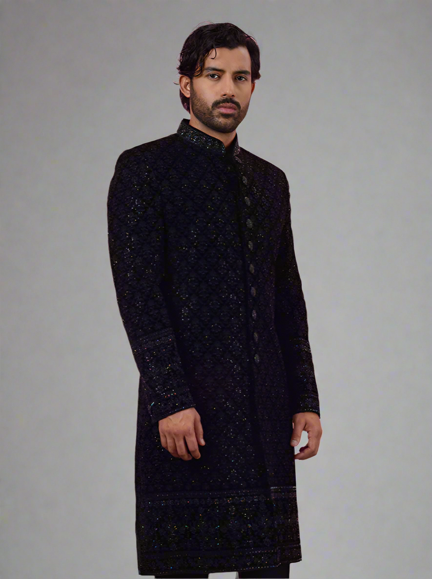 Stylish Black Indo Western for Men | Blend of Comfort and Style