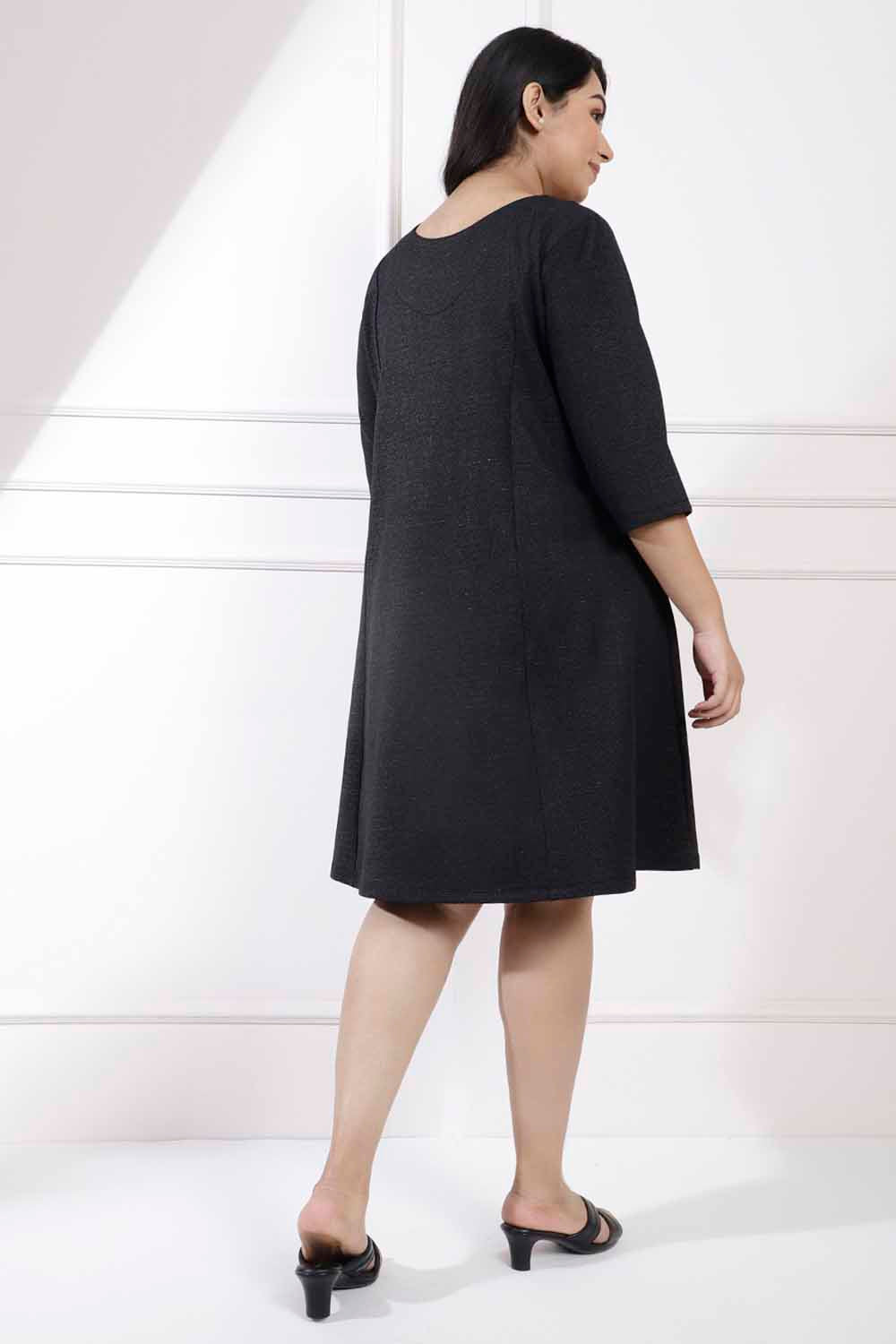 Plus Size Black Party Dress