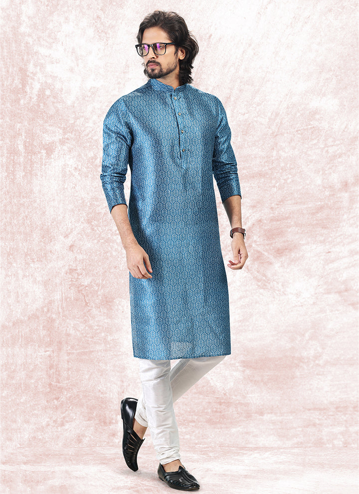 Charismatic Fashion banarasi silk Premium Kurta Pajama | Luxury Attire for Weddings & Special Moments