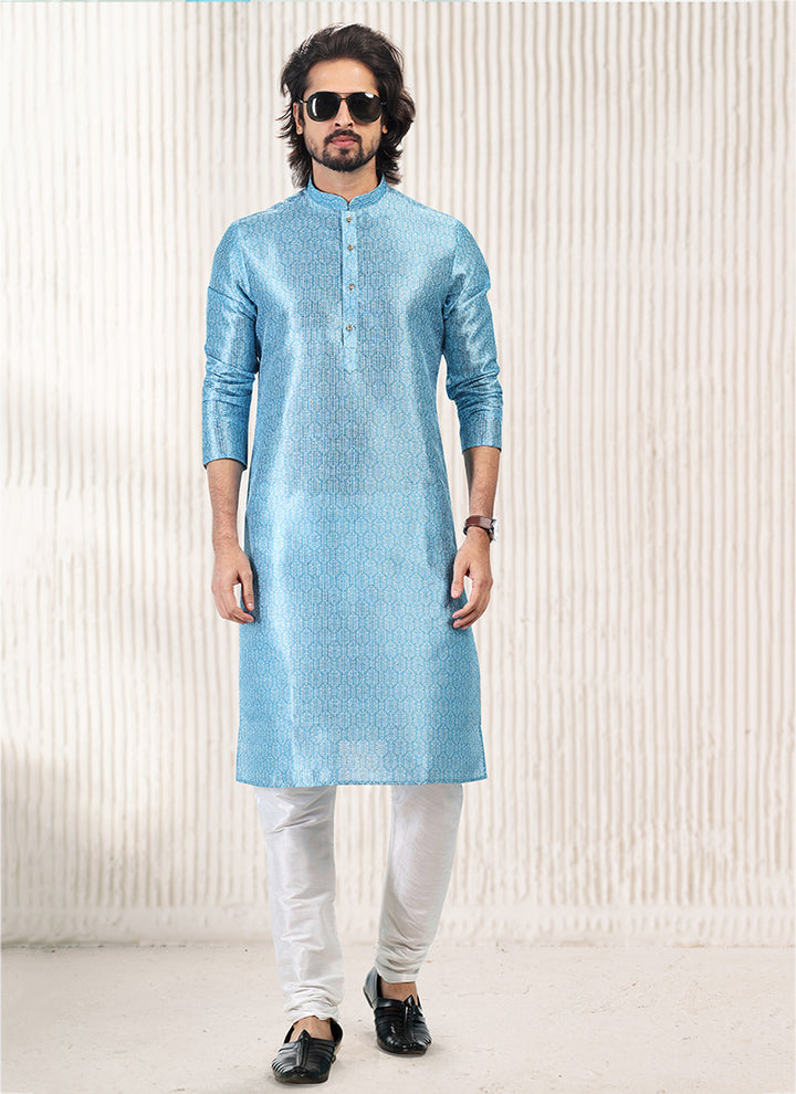 Charismatic Fashion banarasi silk Premium Kurta Pajama | Luxury Attire for Weddings & Special Moments