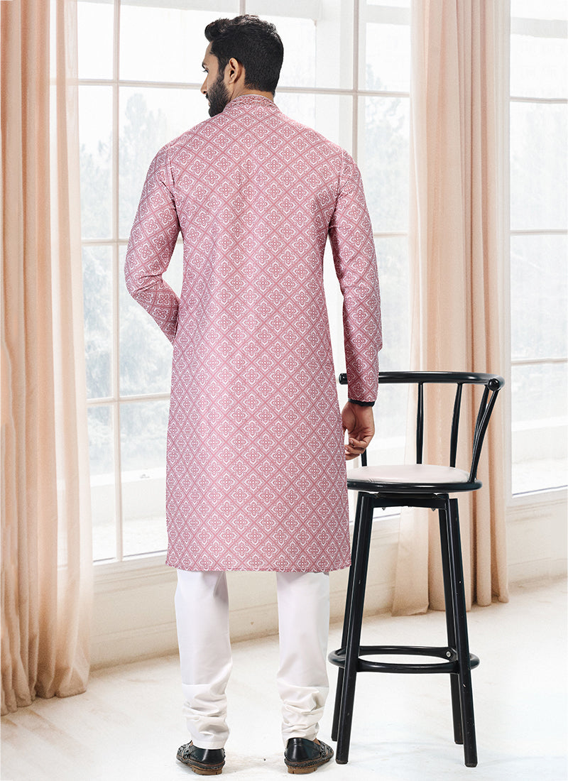 Charismatic Fashion cotton Premium Kurta Pajama | Enriched with Fine Embroidery & Graceful Aesthetic