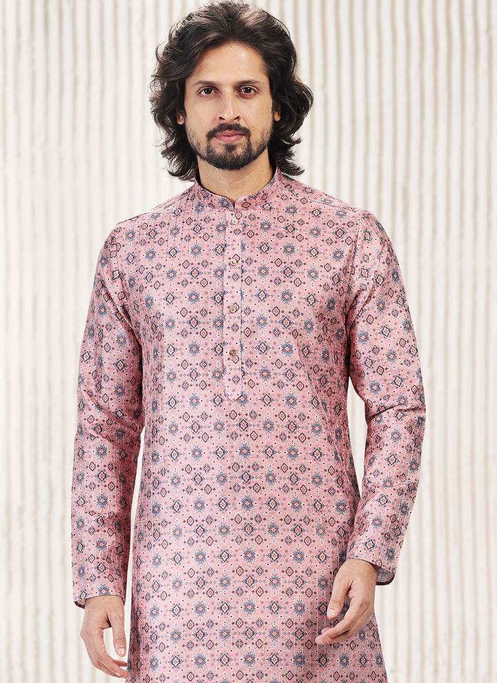 Opulent Grand banarasi silk Premium Kurta Pajama | Handcrafted with Intricate Details for Timeless Appeal