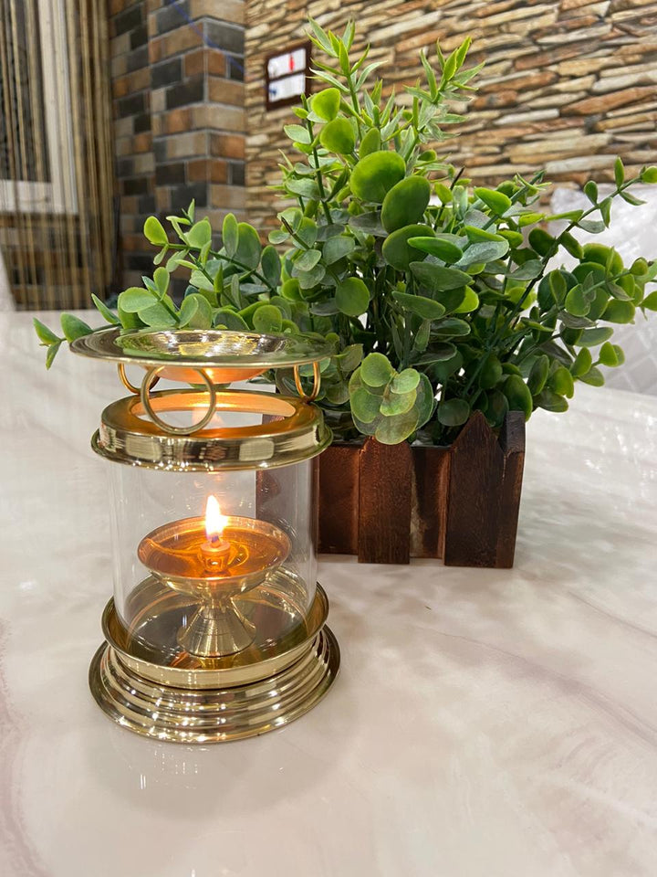 Astha Deep Brass Oil Lamp | Traditional Pooja Item for Spiritual Rituals