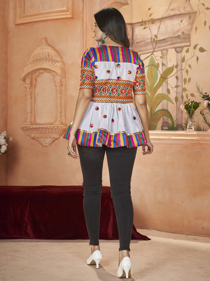 Kediya Style Kurti | Casual Wear Kurtis for Women, Designer Embroidery