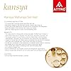 Attro Satvik Kansa Maharaja Ayurvedic 7 PC Dinner Set | Traditional Indian Dining