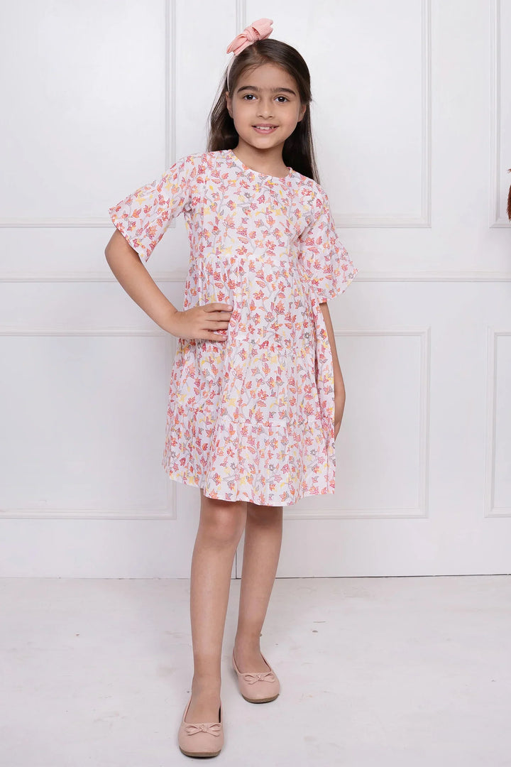 Mommy and Me Matching Dresses | White Floral Print