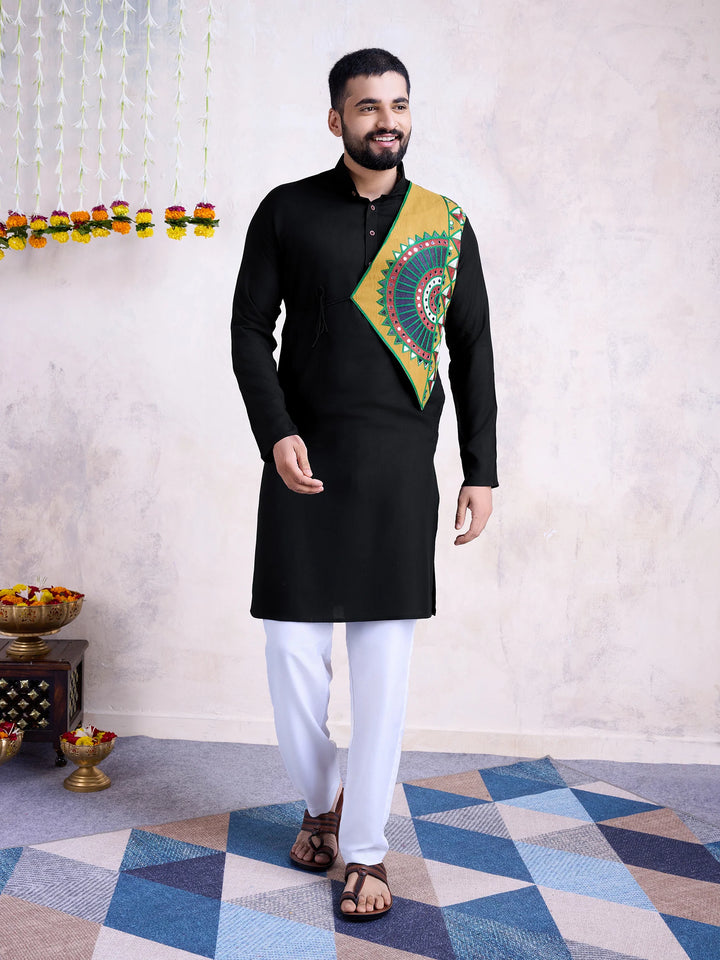 Stylish Rayon Kurta Set | Mirror Embroidery for Special Occasions