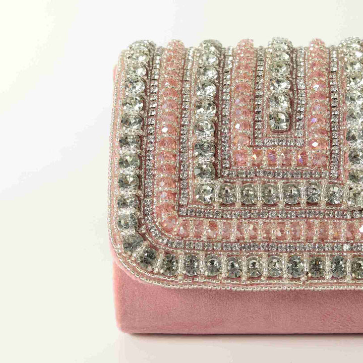 Nysa Mini Bag | Handcrafted Embroidered Handle Fashion Clutch