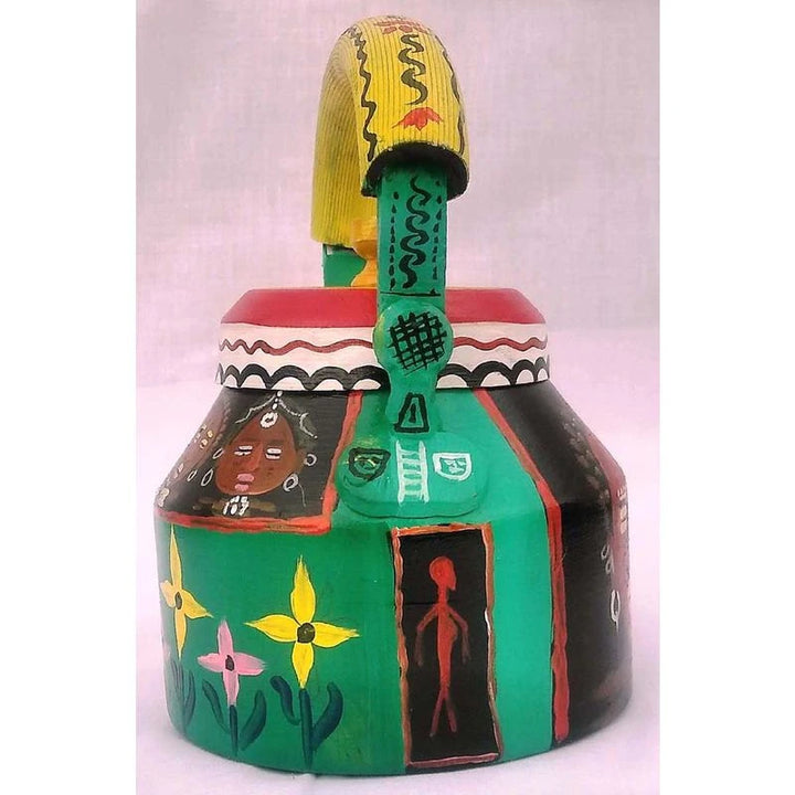 Designer Handpainted Tea Kettle 1L | Decorative Home Serveware