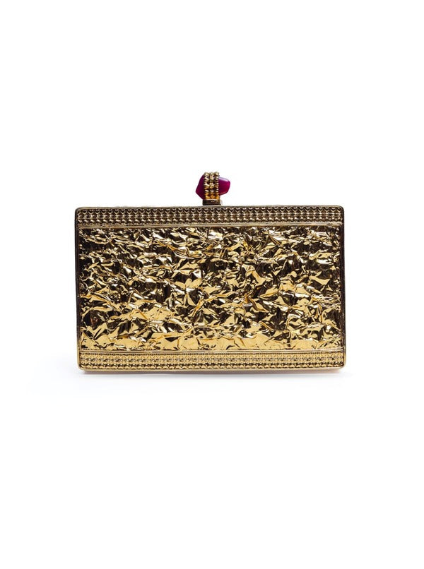 Disha Mother of Pearl Clutch | Handcrafted Luxury Evening Bag