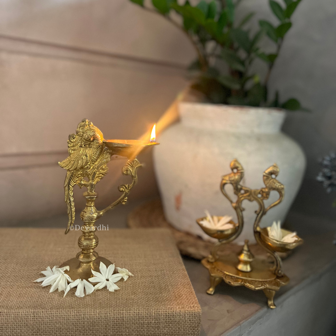 Kalrav Diya | Handcrafted Pooja Decor for Festive Ambiance