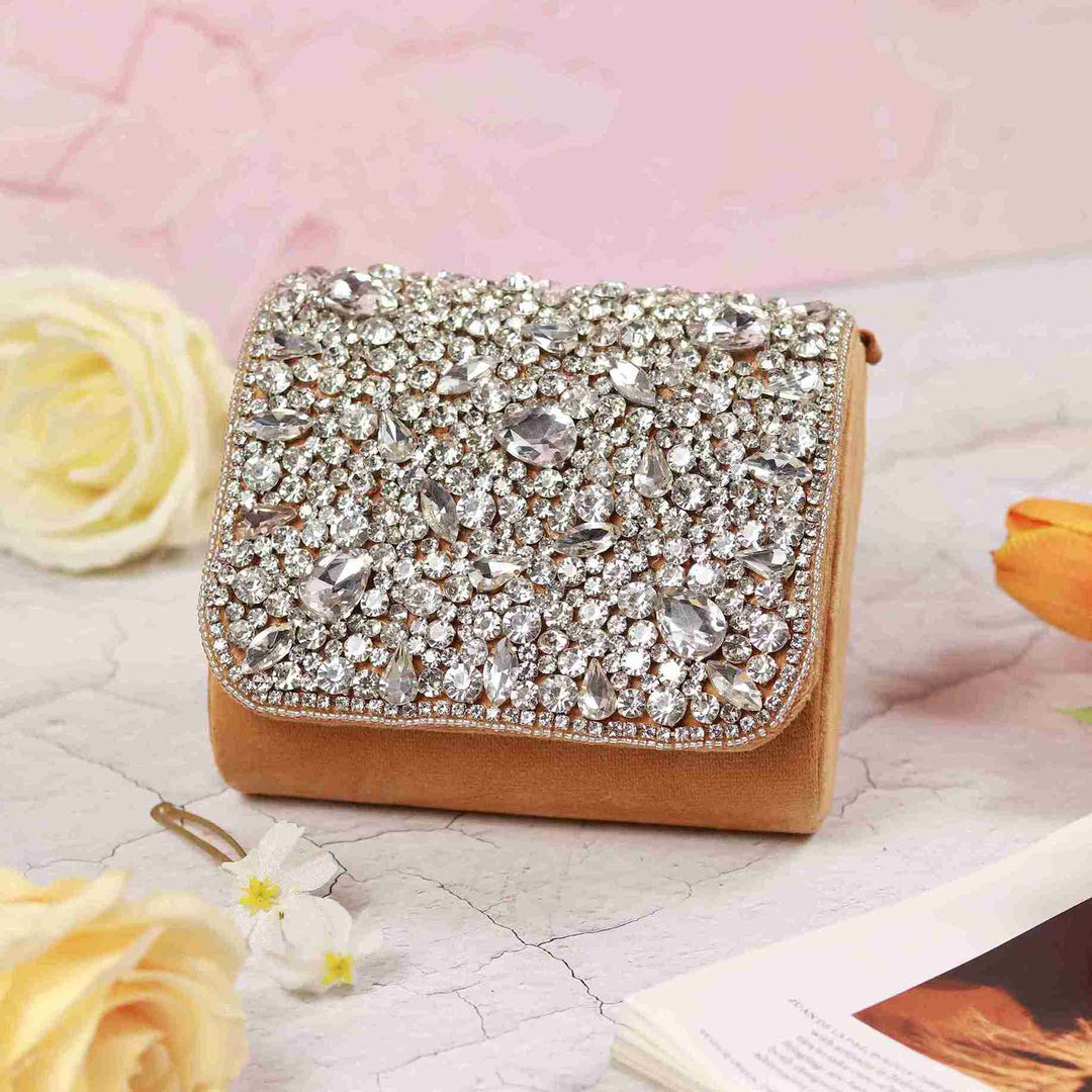 Grace Mini Handbag | Embroidered Handle Signature Design