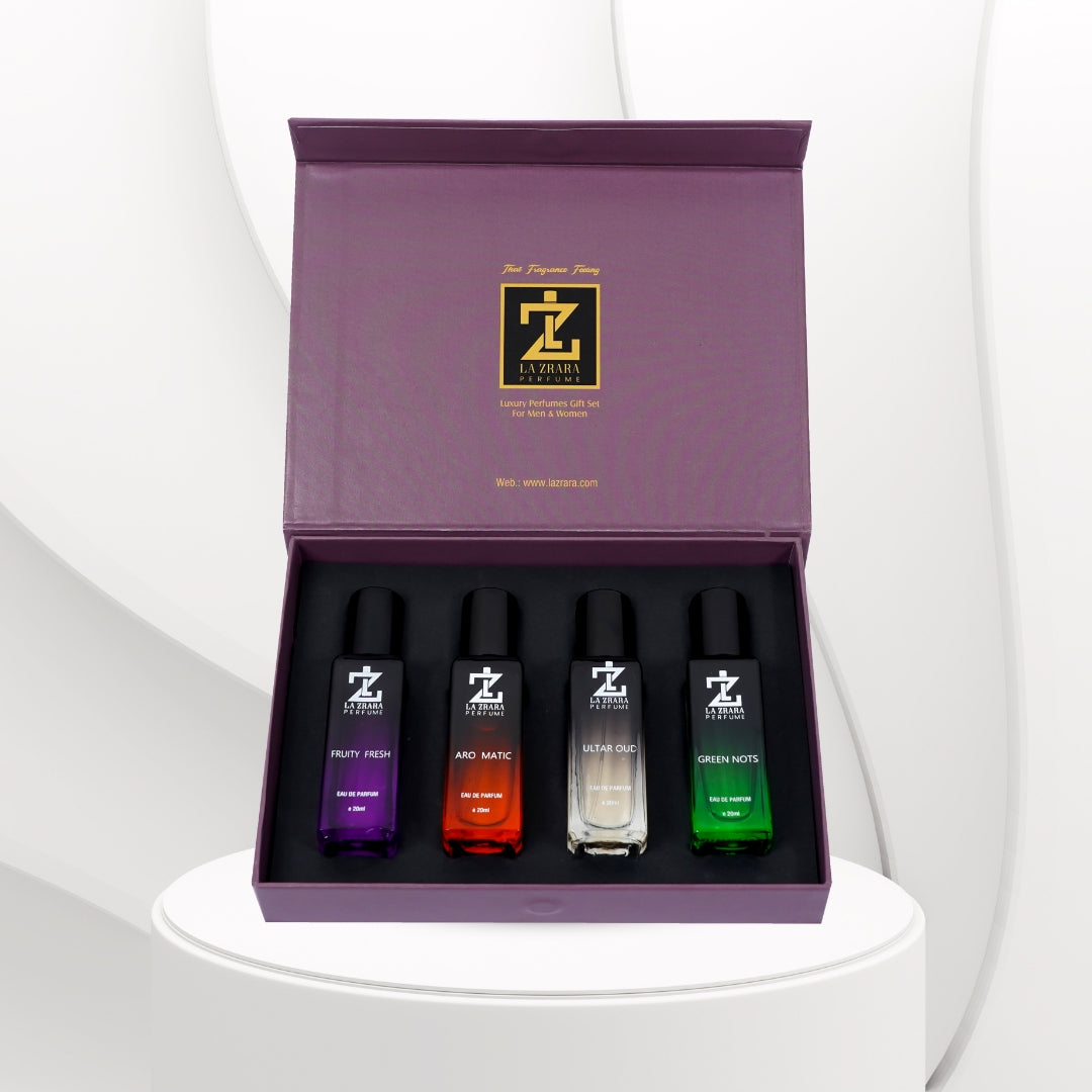 Luxury Premium Perfumes Gift Set | 4 × 20ML for Men & Women Fragrance Set