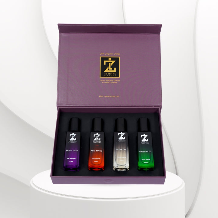 Luxury Premium Perfumes Gift Set | 4 × 20ML for Men & Women Fragrance Set