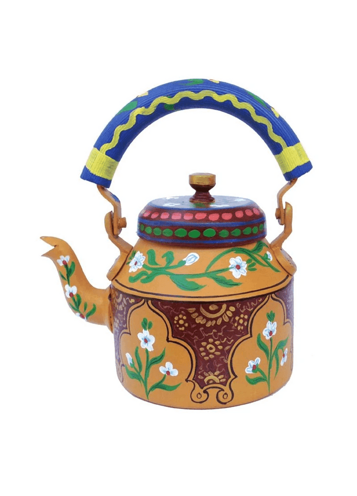 Festive Serveware Kettle 1L | Handcrafted Metal Tea Pot