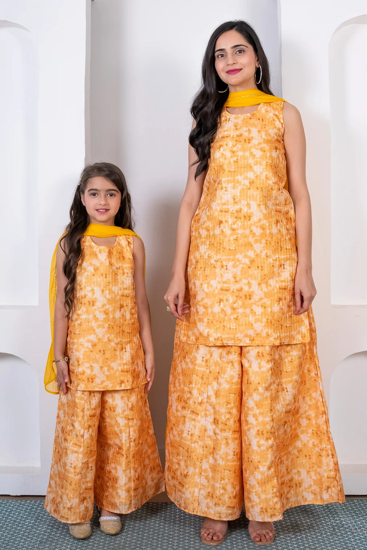 Amber Harmony: Mom & Me Tie-Dye Suit Set