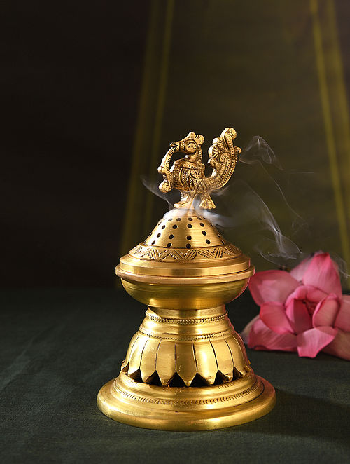 Brass Incense Burner | Fragrant Pooja Essential