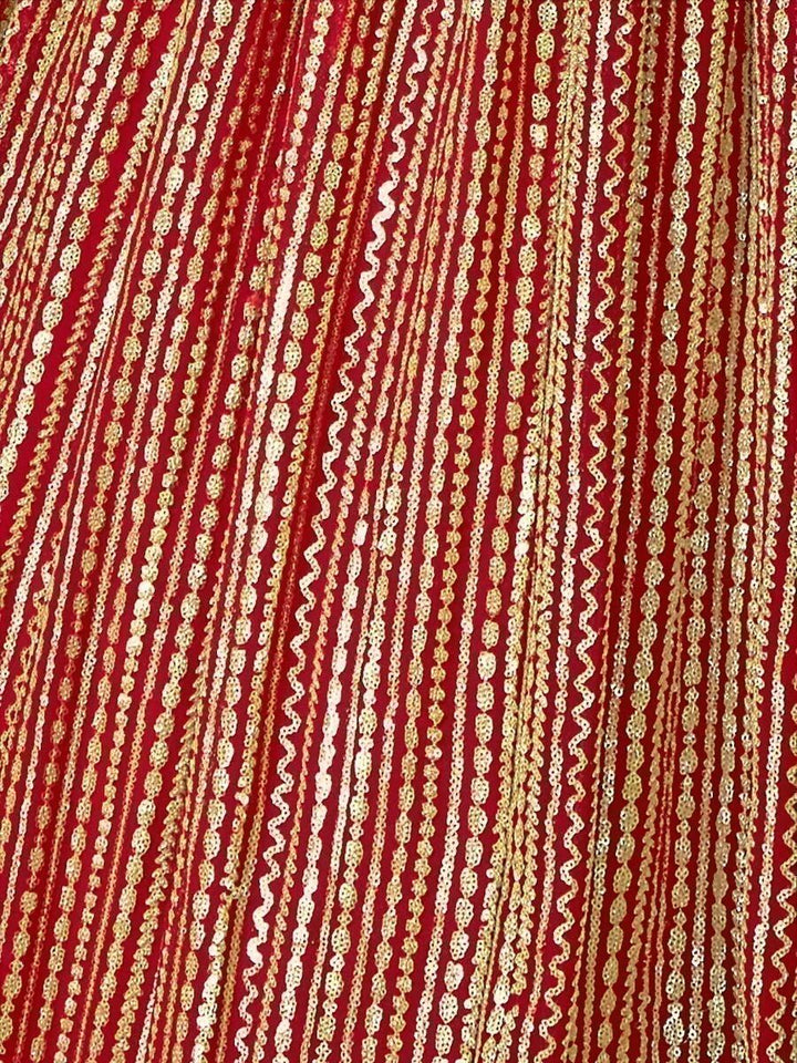 Glamorous Red Lehenga Choli | Perfect for Weddings & Receptions