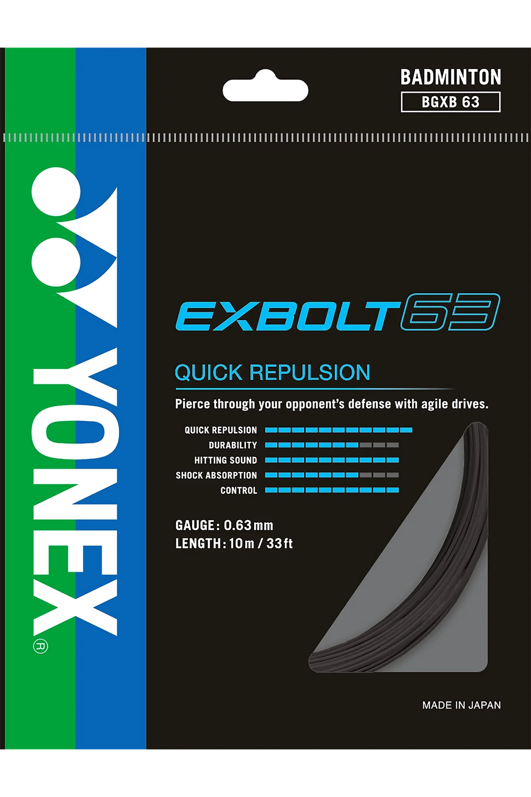 YONEX Exbolt 63 Badminton String