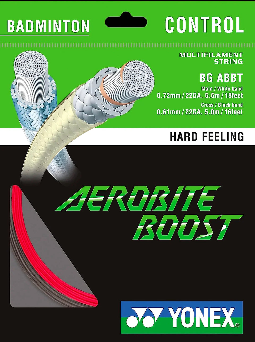 YONEX BG Aerobite Boost Badminton String