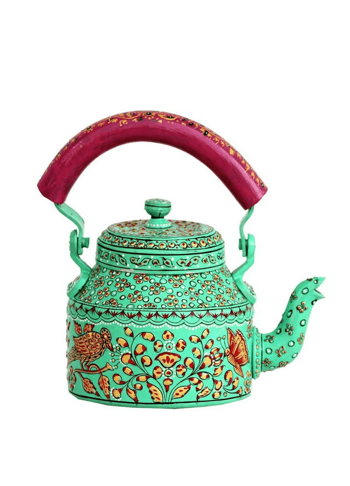 Artistic Painted Tea Pot | Creative Kitchen & Dining Accent