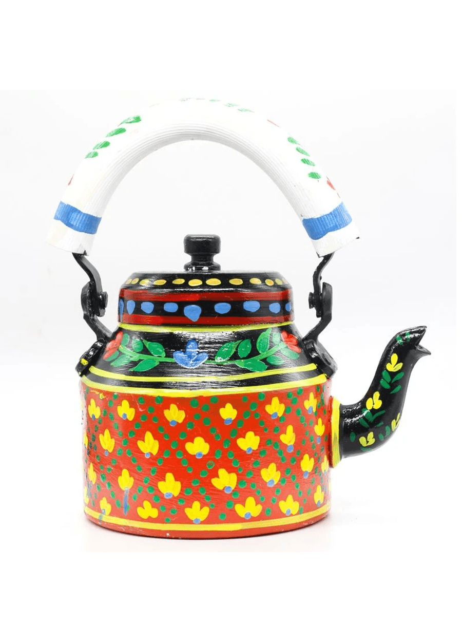 Handmade Jaipuri Kettle | Classic Vintage Serveware 1L