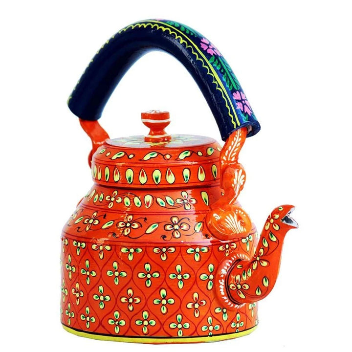 Designer Indian Art Kettle | Functional & Decorative Teaware