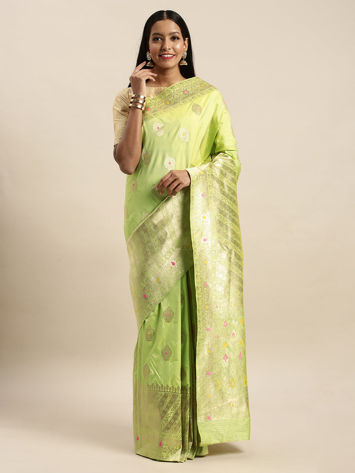 Jacquard-Silk Saree | Elegant Woven Designer Attire for Special Occasions