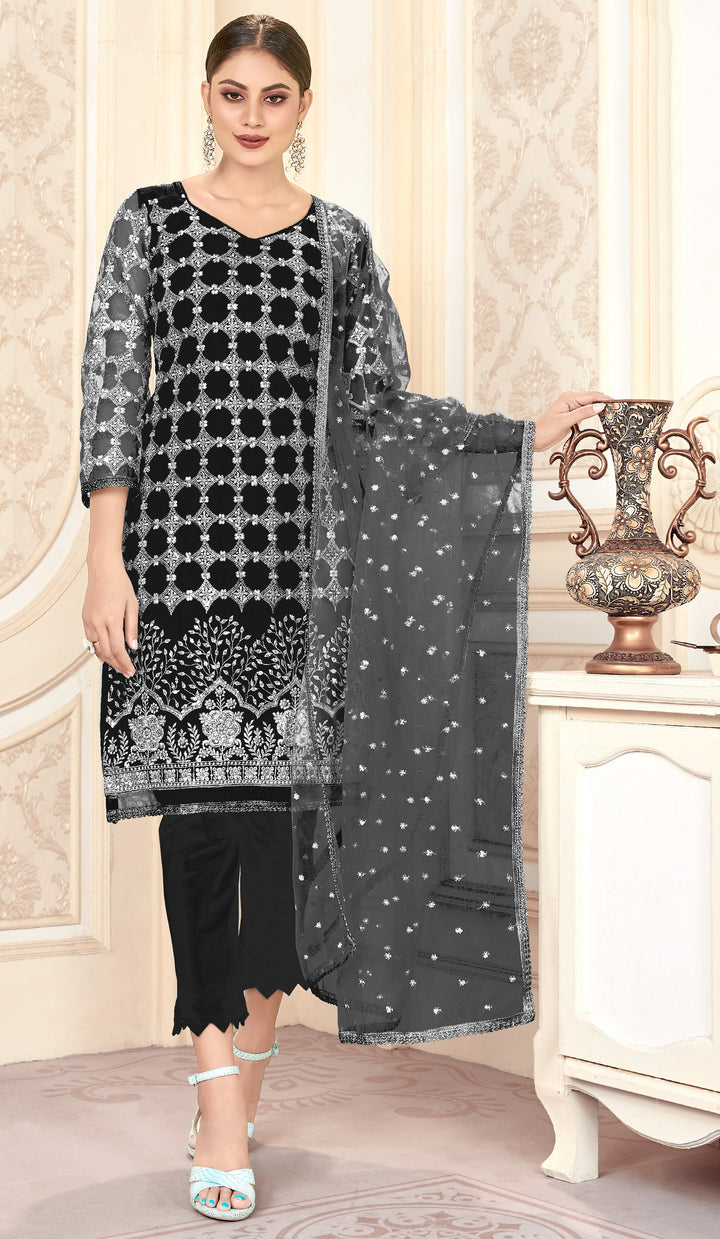 Butterfly Net Santoon Kurti Set | Heavy Embroidery Elegant Design