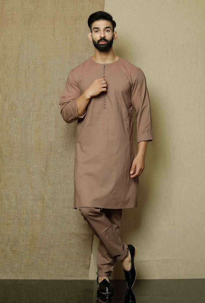 Cotton Kurta Pajama Set for Men | Plain Design Festive and Wedding Wear