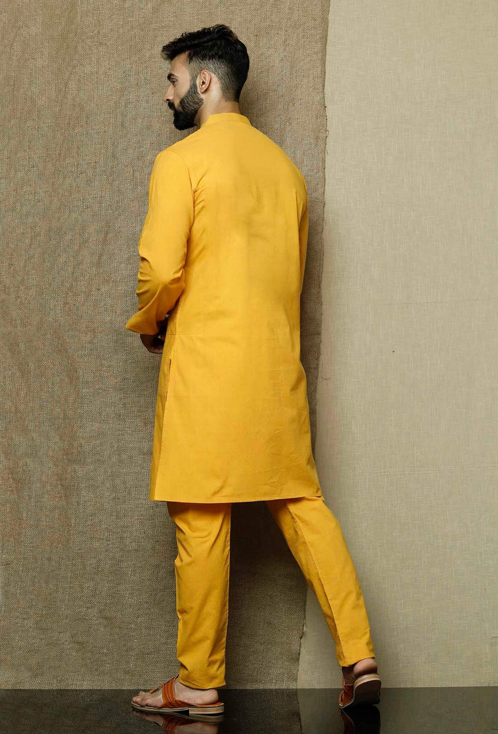 Cotton Kurta Pajama Set for Men | Plain Design Festive and Wedding Wear